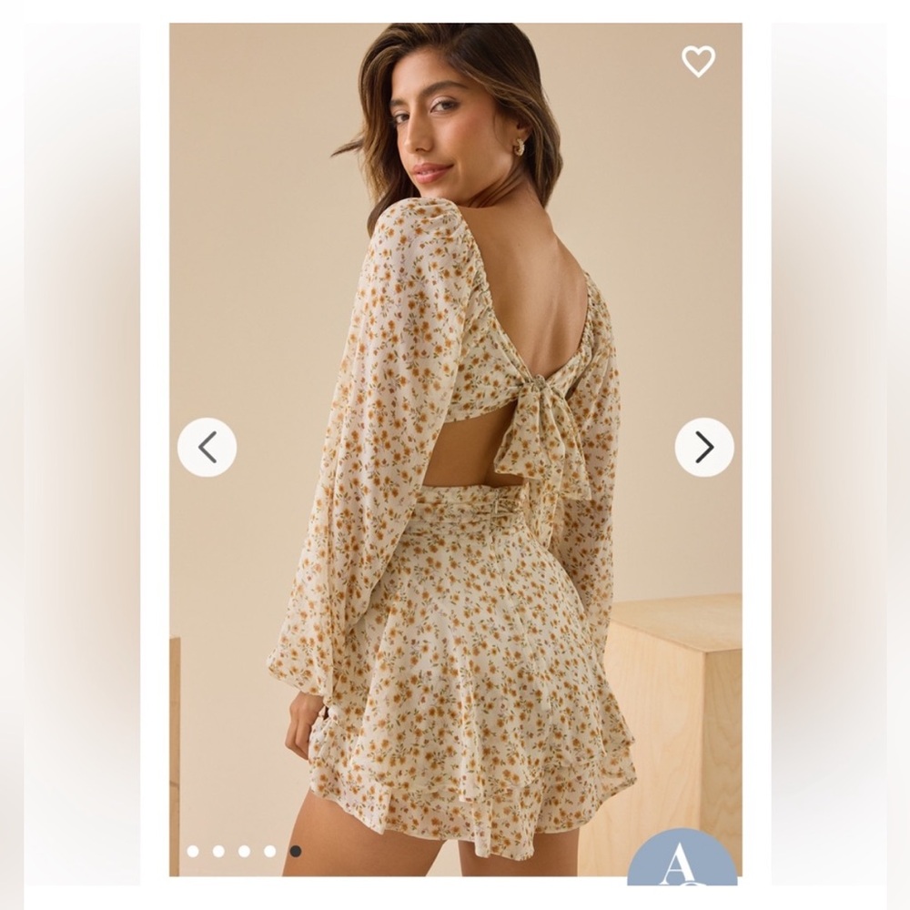 Floral Open-Back Dress